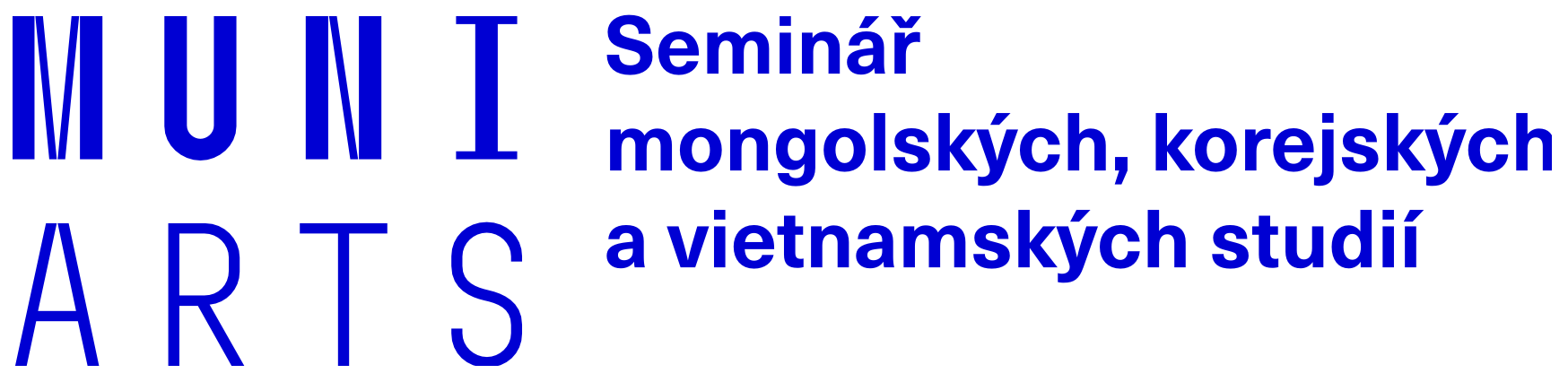 Logo of Department of Mongolian, Korean, and Vietnamese Studies,
					Masaryk University in Brno